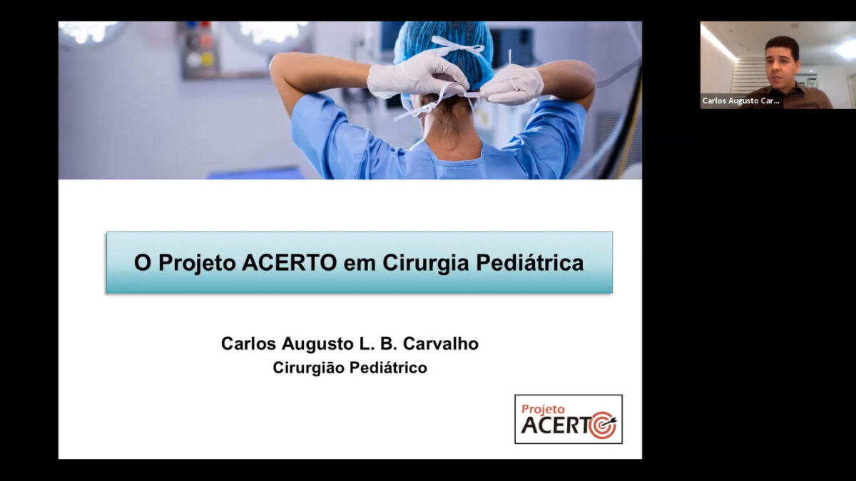 Projeto Acerto Projeto Acerto – CIPE – Associação Brasileira de Cirurgia Pediátrica