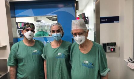 Realizada no Brasil a 1ª cirurgia assistida por robótica com a proctoria de uma cirurgiã pediátrica