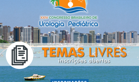 Saiba como submeter seu trabalho científico no XXIV Congresso Brasileiro de Urologia Pediátrica